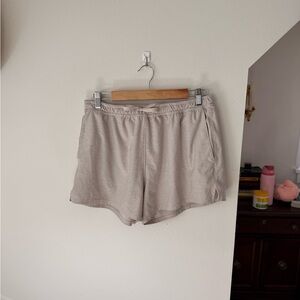 Outdoor Voices Taupe Athletic Shorts